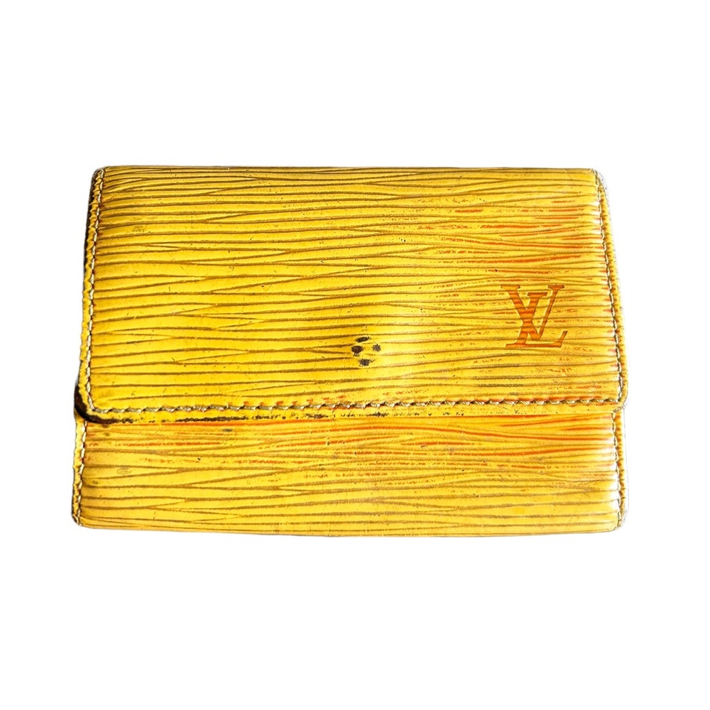 Louis Vuitton Yellow Epi Keyholder